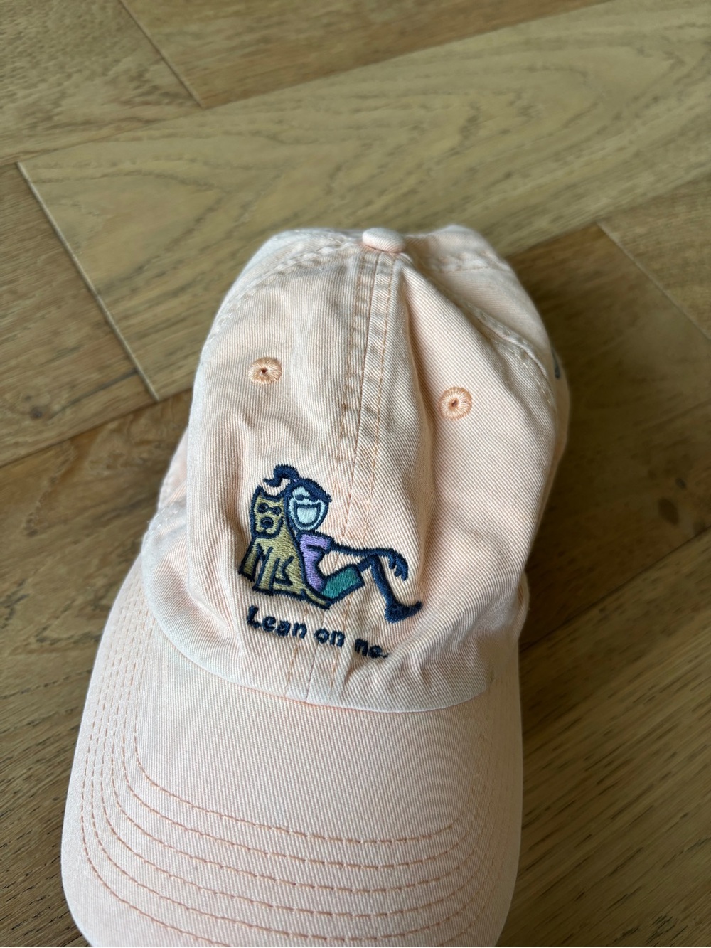 Life is good “lean on me” baseball hat